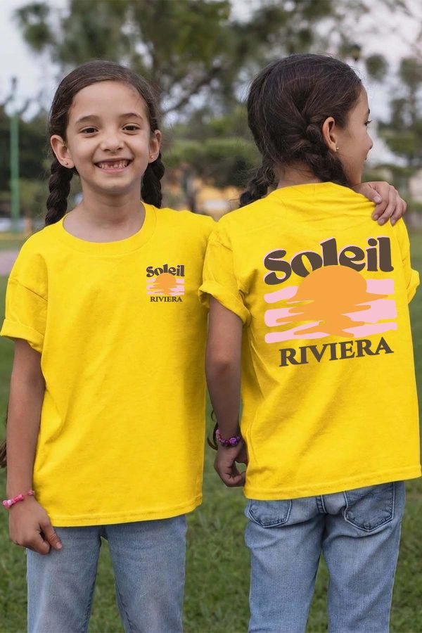 T-shirt Fille en Gros | Soleil Riviera Marron