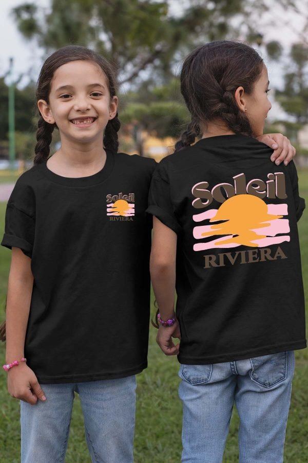 T-shirt Fille en Gros | Soleil Riviera Marron