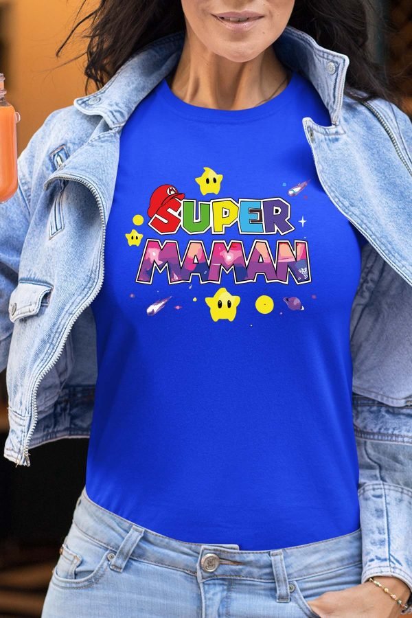 Super Maman Mario - Tshirt Femme