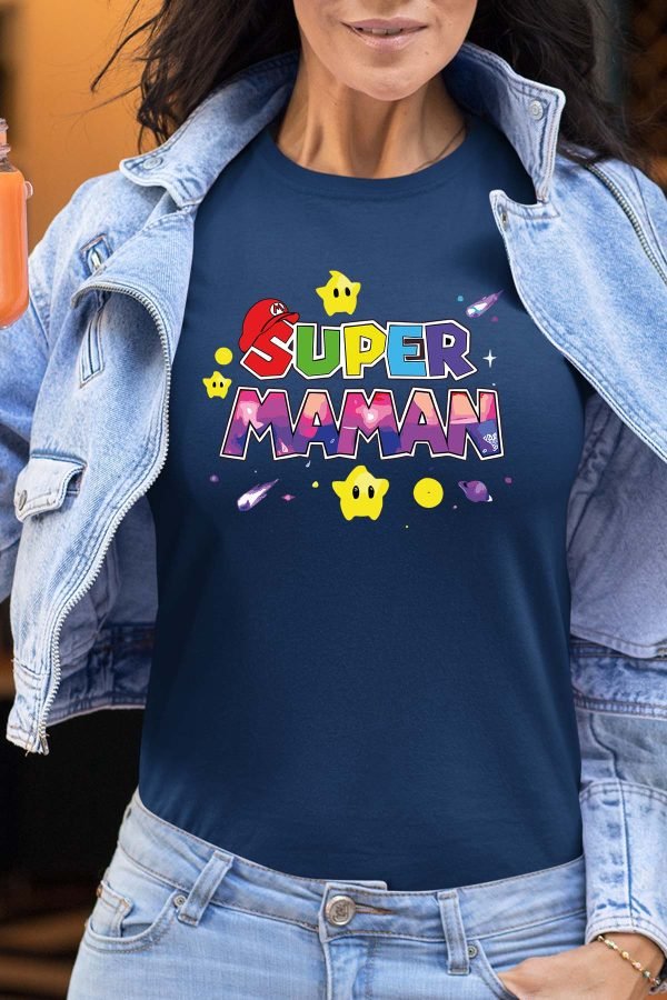 Super Maman Mario - Tshirt Femme