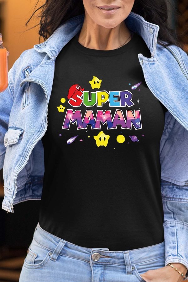 Super Maman Mario - Tshirt Femme