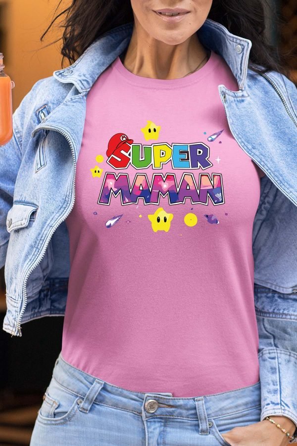 Super Maman Mario - Tshirt Femme