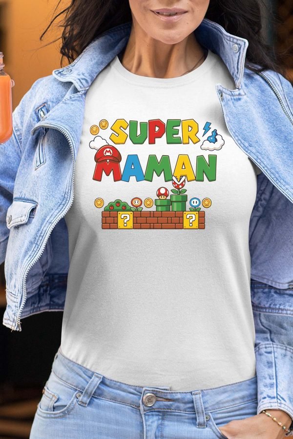 Super maman Bros - Tshirt Femme