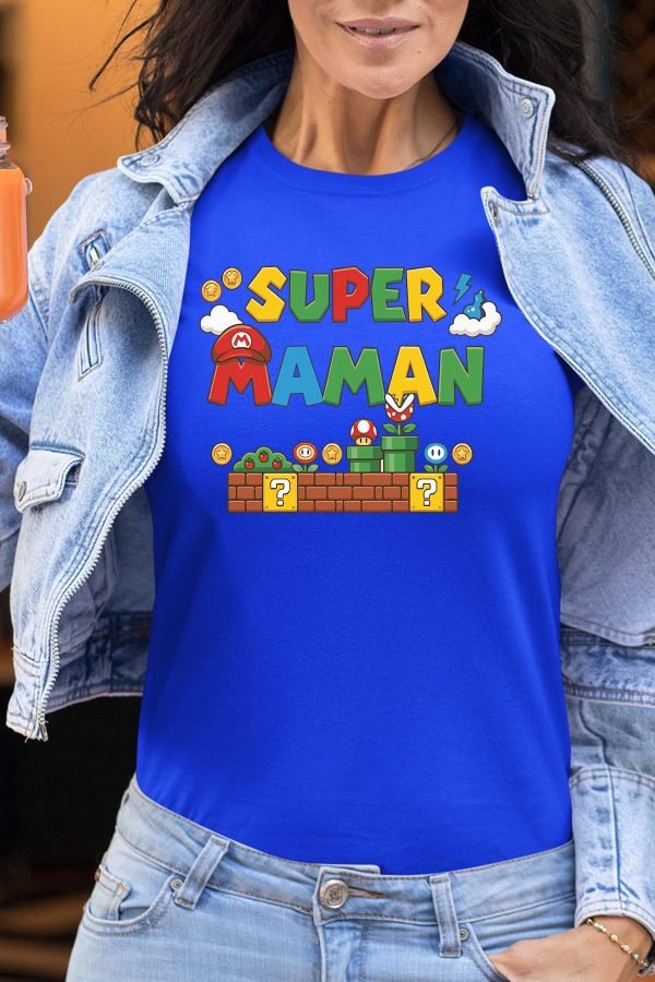 Super maman Bros - Tshirt Femme
