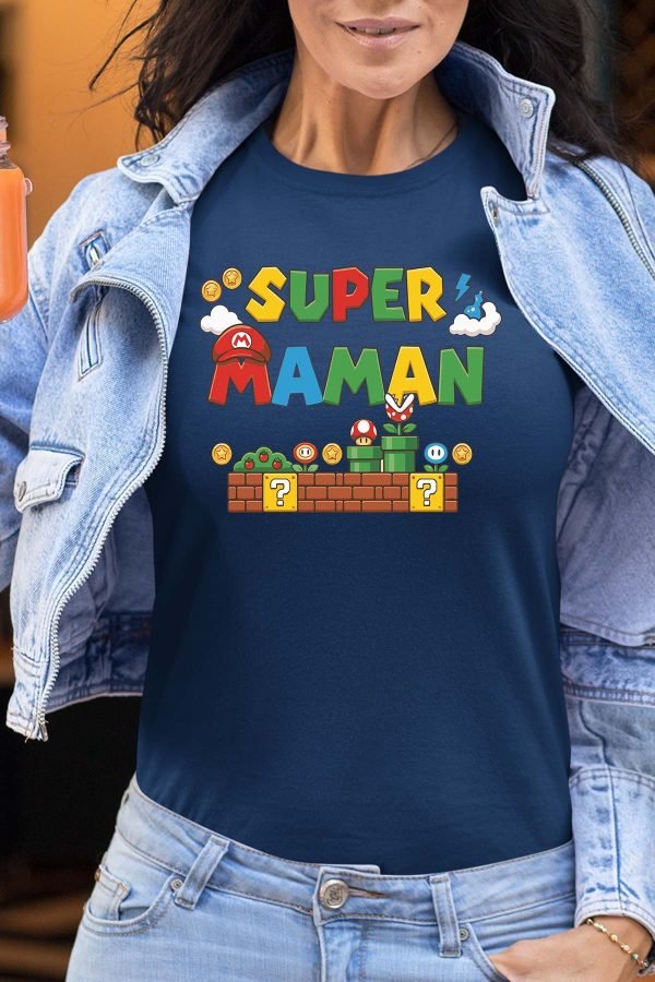 Super maman Bros - Tshirt Femme