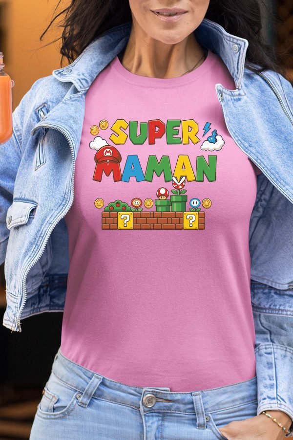 Super maman Bros - Tshirt Femme