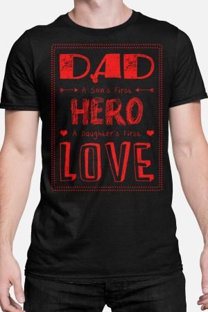 Dad Hero Love - Tshirt Homme