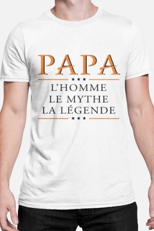 Papa Le mythe - Tshirt Homme