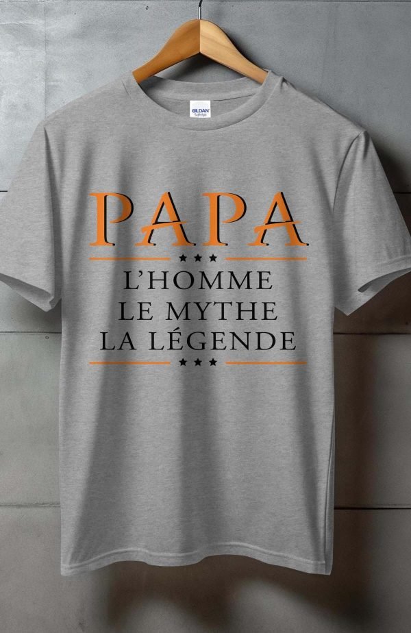 Papa Le mythe - Tshirt Homme