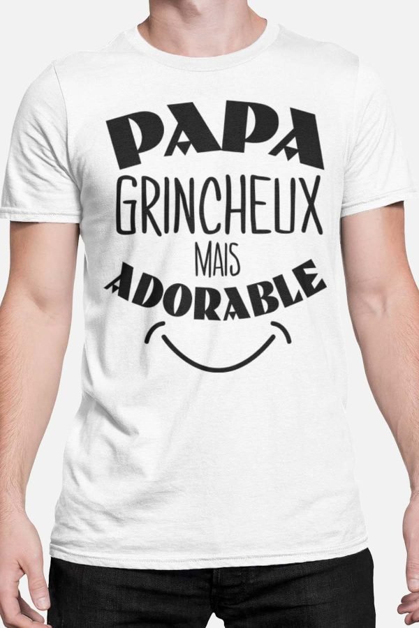 Papa grincheux adorable - Tshirt Homme
