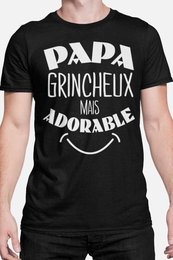 Papa grincheux adorable - Tshirt Homme