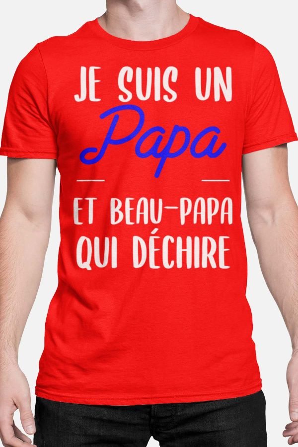Papa et beau papa - Tshirt Homme