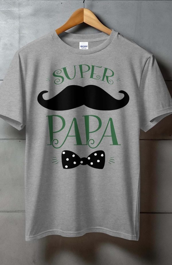 Papa moustache - Tshirt Homme