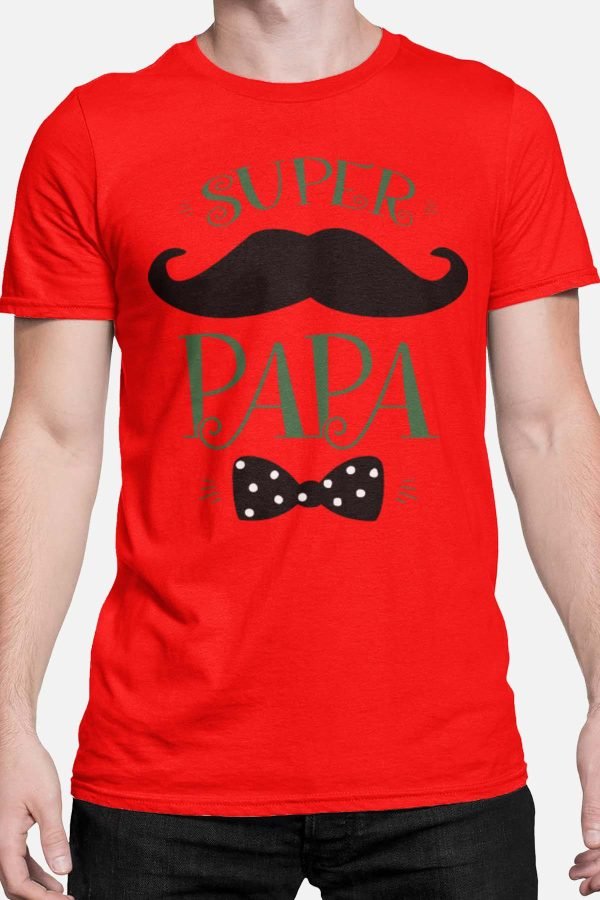 Papa moustache - Tshirt Homme