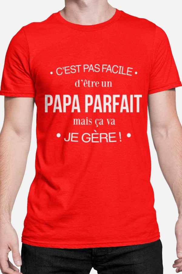 Papa parfait gère - Tshirt Homme