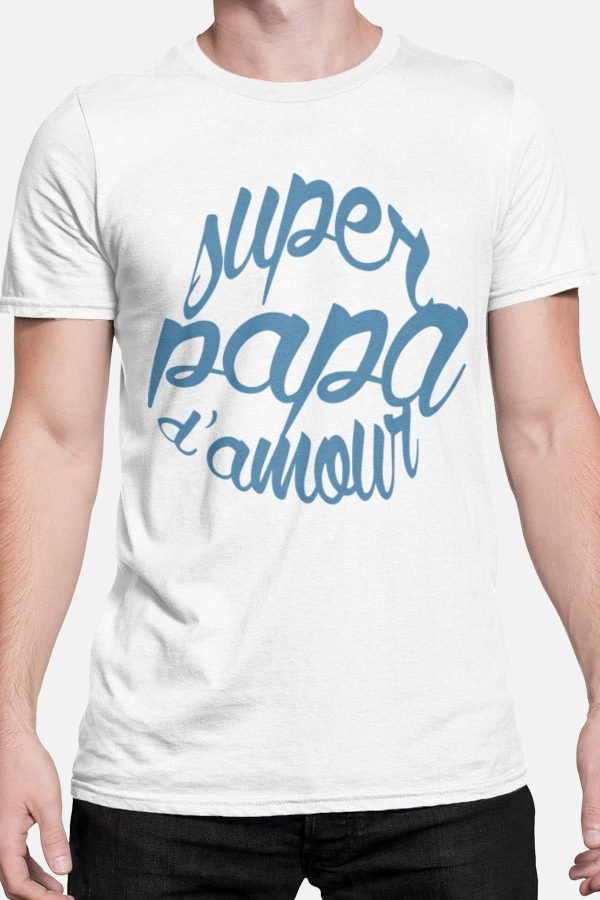 Super papa d'amour - Tshirt Homme