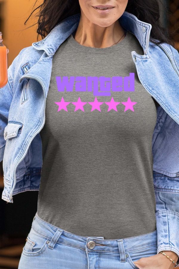 Wanted Stars Grirl - Tshirt Femme
