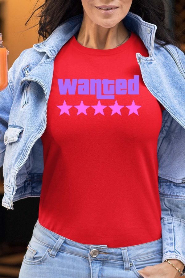 Wanted Stars Grirl - Tshirt Femme