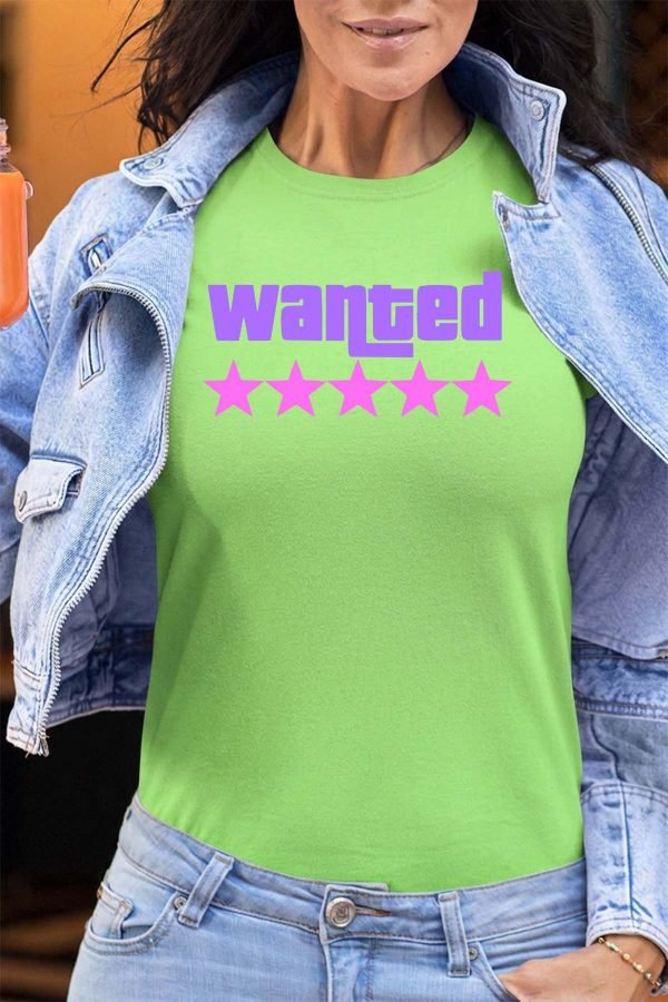 Wanted Stars Grirl - Tshirt Femme