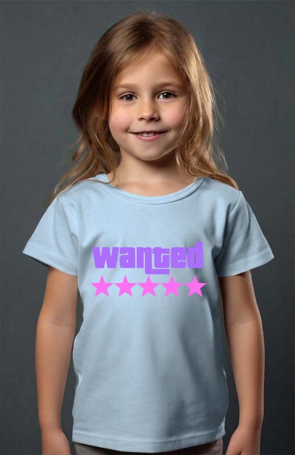 T-shirt Fille en Gros | Wanted Stars Grirl