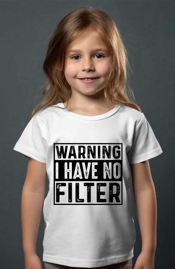 T-shirt Fille en Gros | Warning Filter