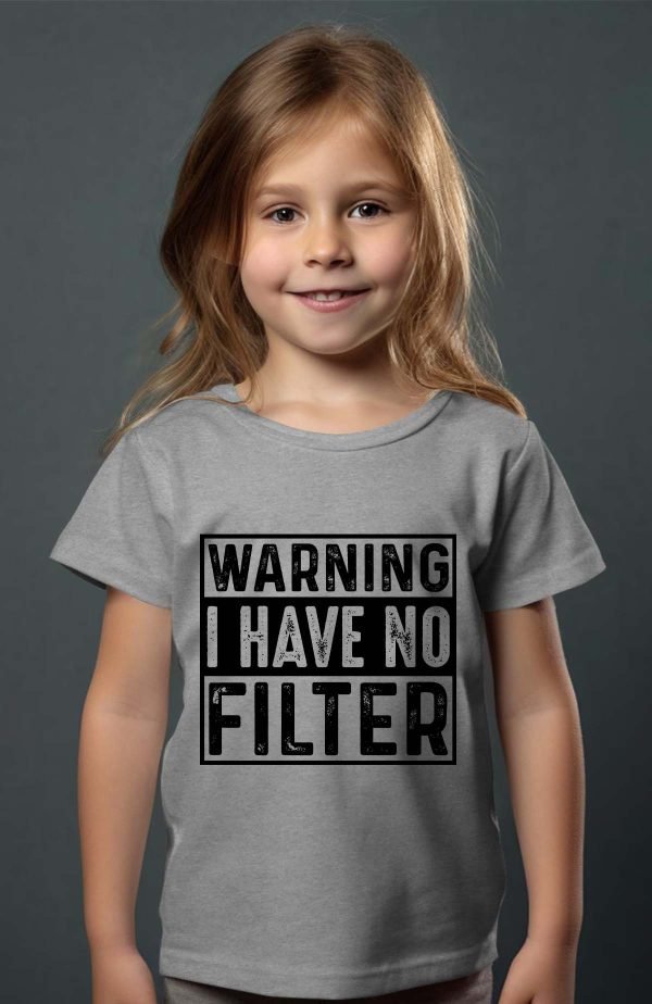 T-shirt Fille en Gros | Warning Filter