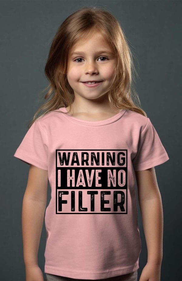 T-shirt Fille en Gros | Warning Filter