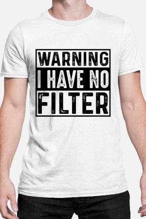 Warning Filter - Tshirt Homme
