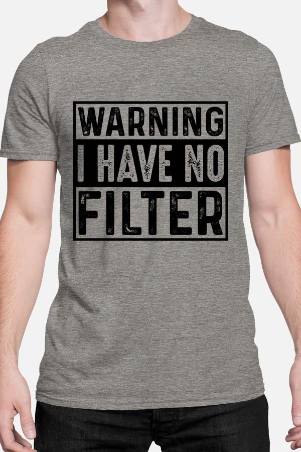 Warning Filter - Tshirt Homme