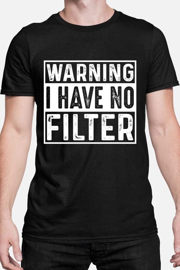Warning Filter - Tshirt Homme