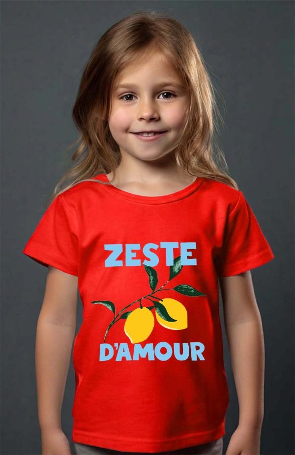 T-shirt Fille en Gros | Zeste d'amour