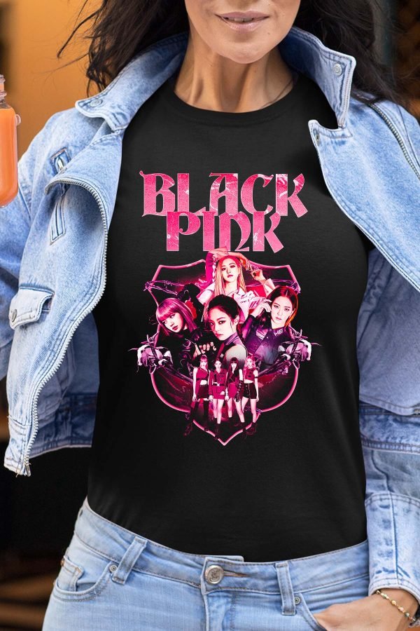 Black pinky - Tshirt Femme