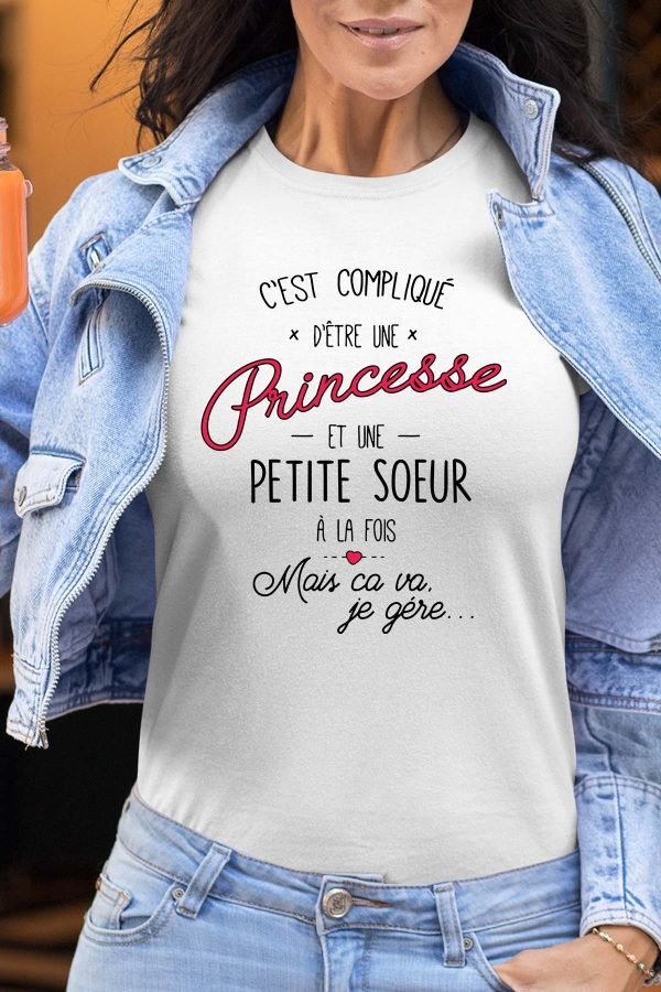 Compliqué princesse & petite soeur - Tshirt Femme