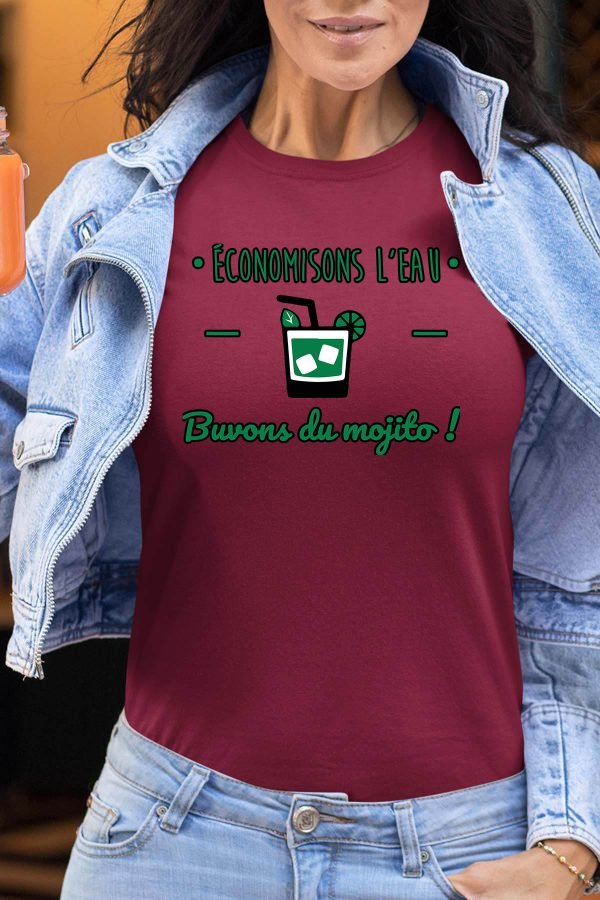Economisons Mojito - Tshirt Femme