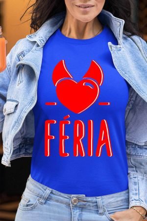feria corne – Tshirt Femme – Bleu Roi