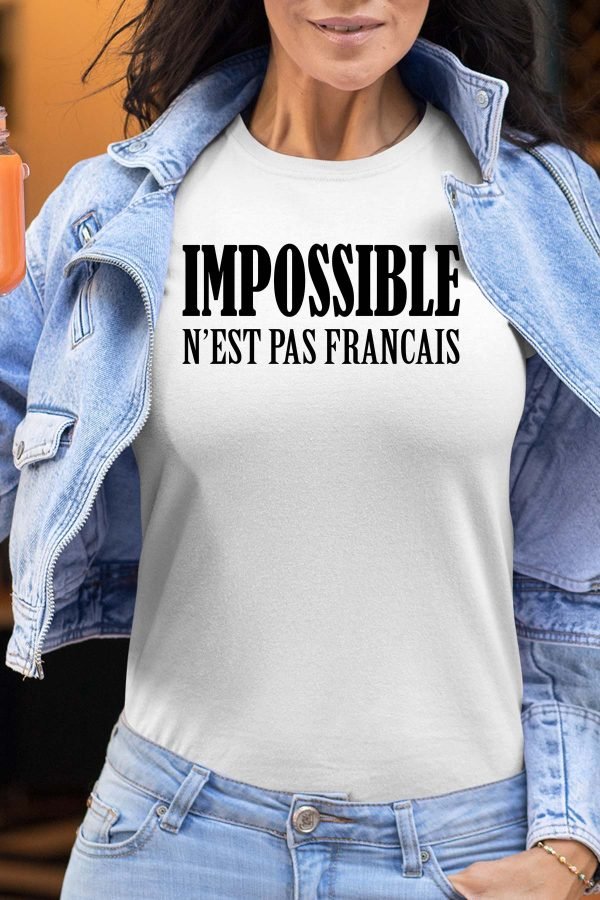 Impossible pas fr - Tshirt Femme