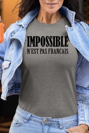 Impossible pas fr - Tshirt Femme