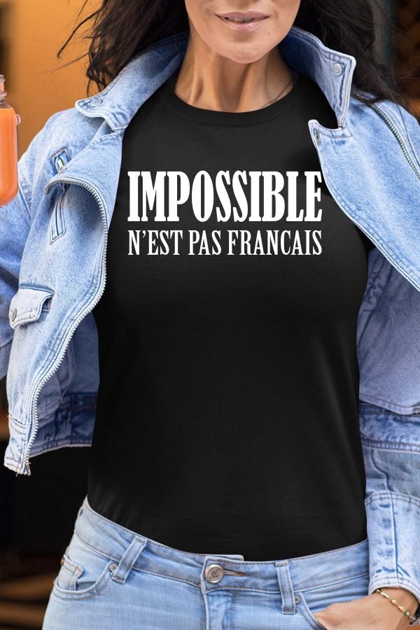 Impossible pas fr - Tshirt Femme