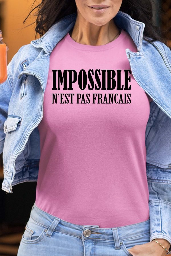 Impossible pas fr - Tshirt Femme