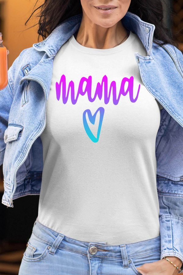 T-shirt Femme en Gros | Mama coeur