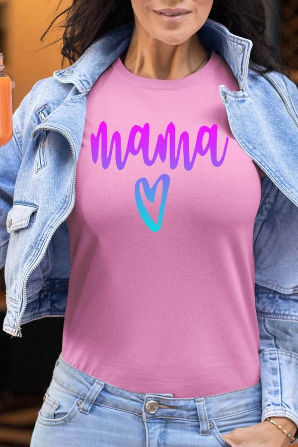 T-shirt Femme en Gros | Mama coeur