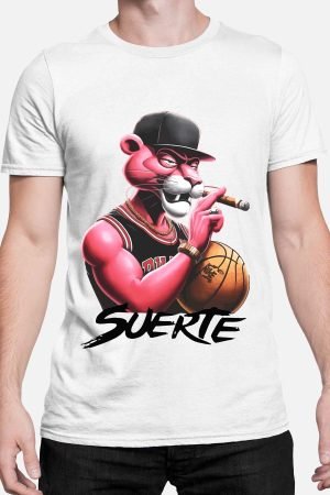 panther suerte – Tshirt Homme – Blanc