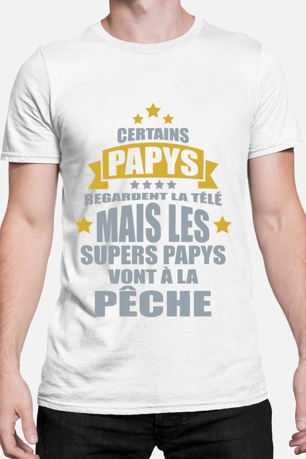 Papy pêche - Tshirt Homme
