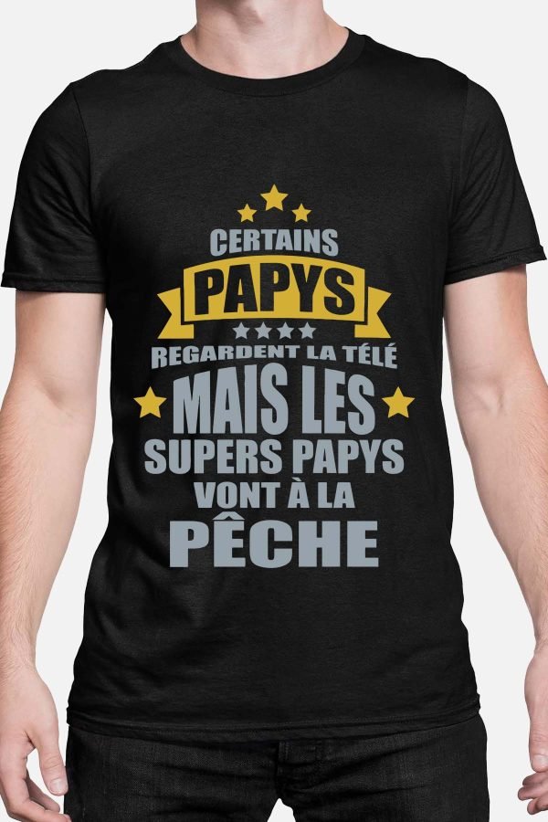 Papy pêche - Tshirt Homme