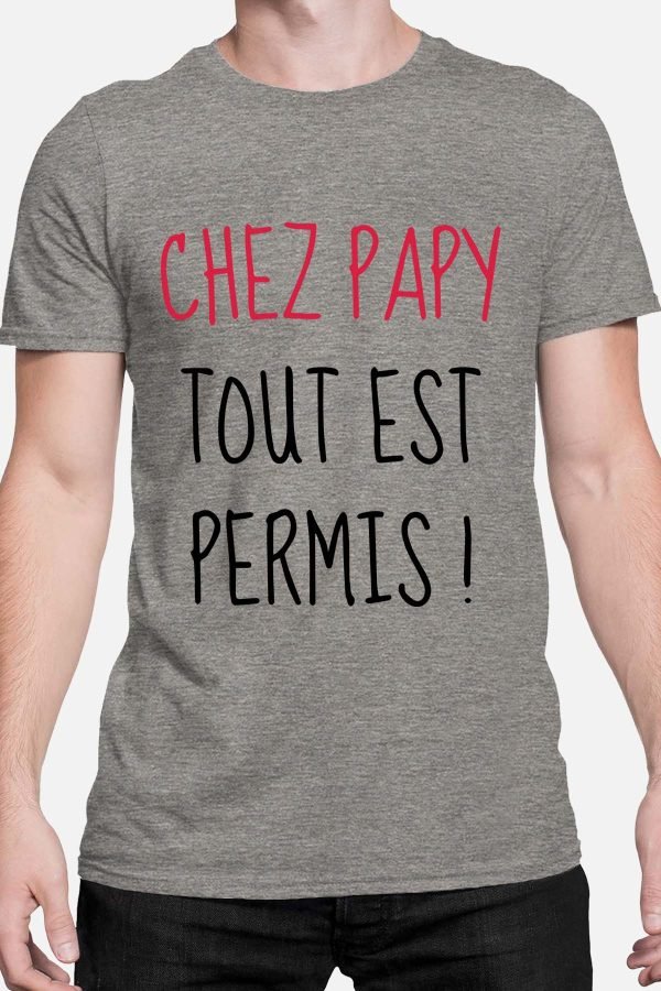 Papy tout permis - Tshirt Homme