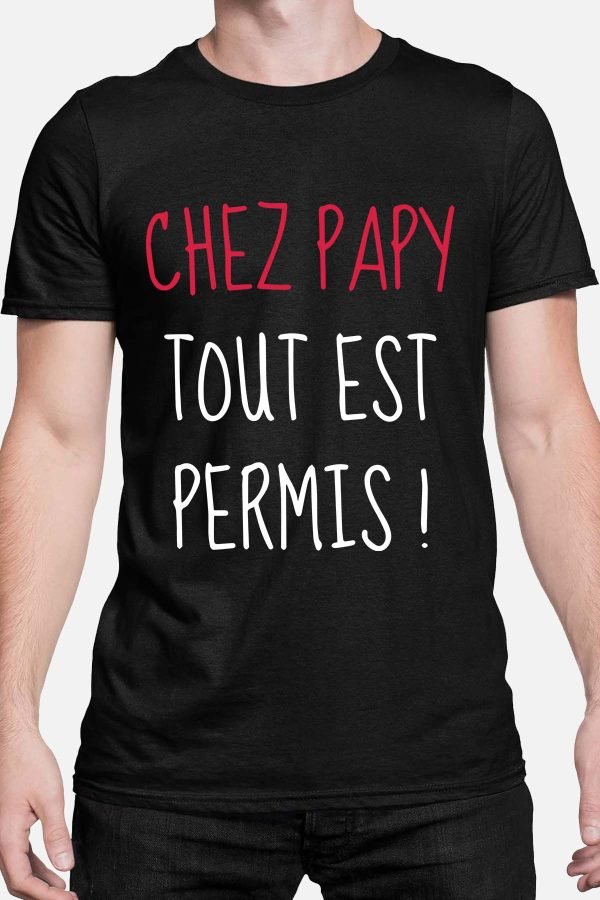 Papy tout permis - Tshirt Homme