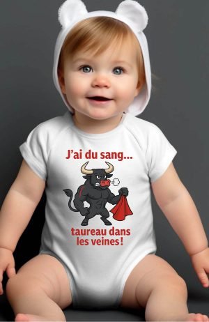 Body Bébé en Gros | Sang taureau