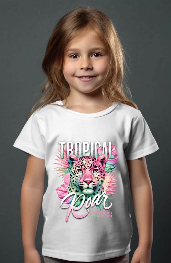 T-shirt Fille en Gros | Tropical Roar