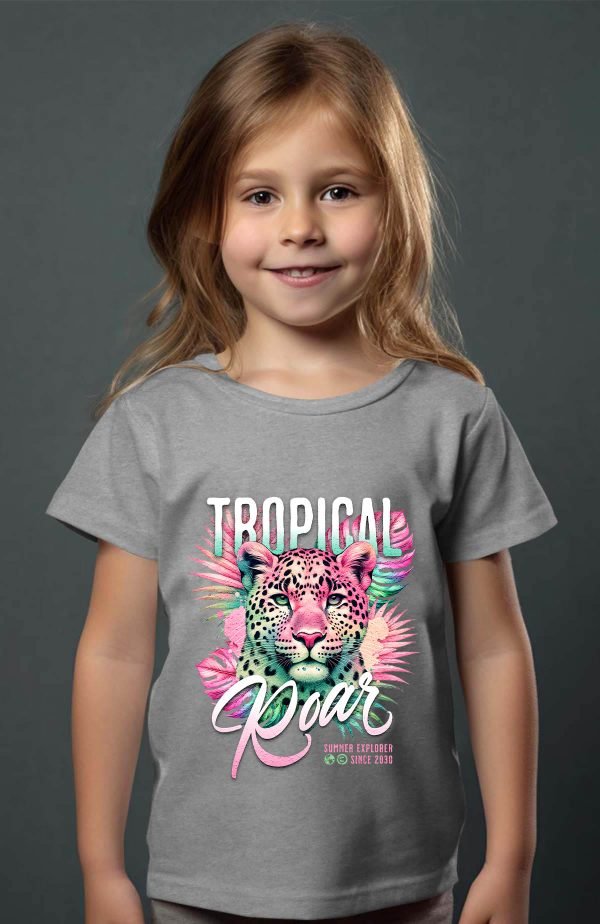 T-shirt Fille en Gros | Tropical Roar